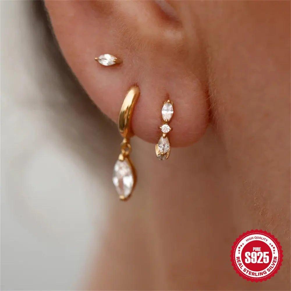 Orecchini a Perno Stella S925 Placcato Oro - Un Tocco di Luce | Gioielli Perfetti - gioielliperfetti.it