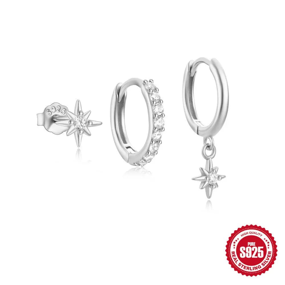 Orecchini a Perno Stella S925 Placcato Oro - Un Tocco di Luce | Gioielli Perfetti - gioielliperfetti.it