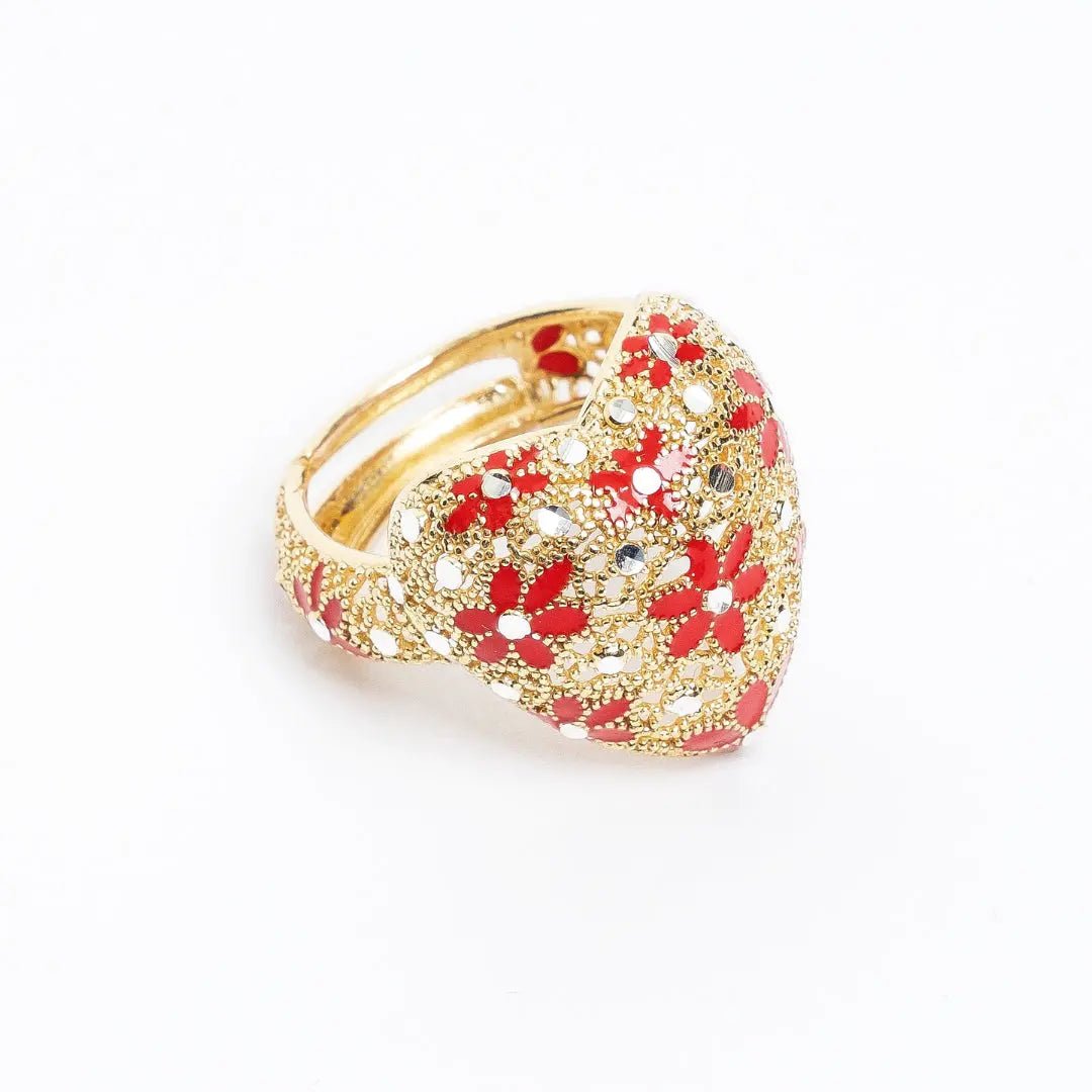 Anello Cuore "Cuore Grosso" Argento 925 Regolabile - Artigianale Italiano | Gioielli Perfetti - gioielliperfetti.it