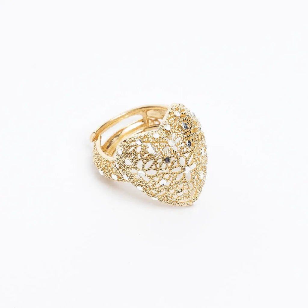 Anello Cuore "Cuore Grosso" Argento 925 Regolabile - Artigianale Italiano | Gioielli Perfetti - gioielliperfetti.it