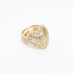 Anello Cuore "Cuore Grosso" Argento 925 Regolabile - Artigianale Italiano | Gioielli Perfetti - gioielliperfetti.it