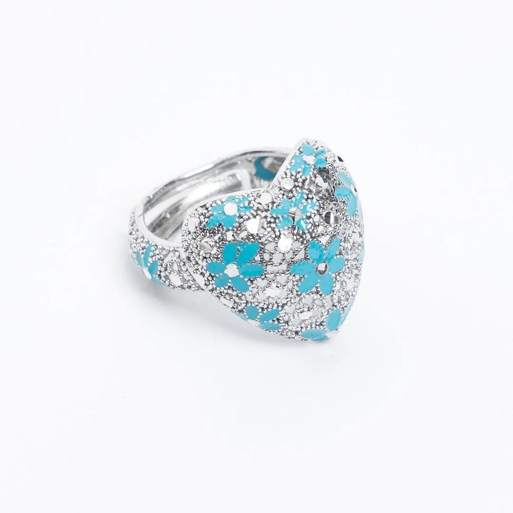 Anello Cuore "Cuore Grosso" Argento 925 Regolabile - Artigianale Italiano | Gioielli Perfetti - gioielliperfetti.it