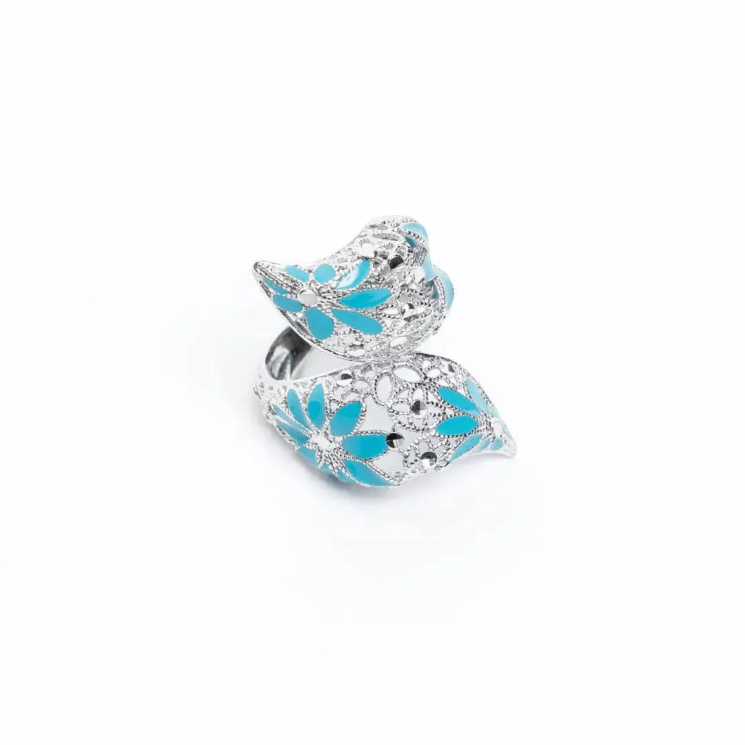 Anello Regolabile "Kinda Kiss" MINA MINA - Argento 925, Design Artigianale Italiano MINA MINA