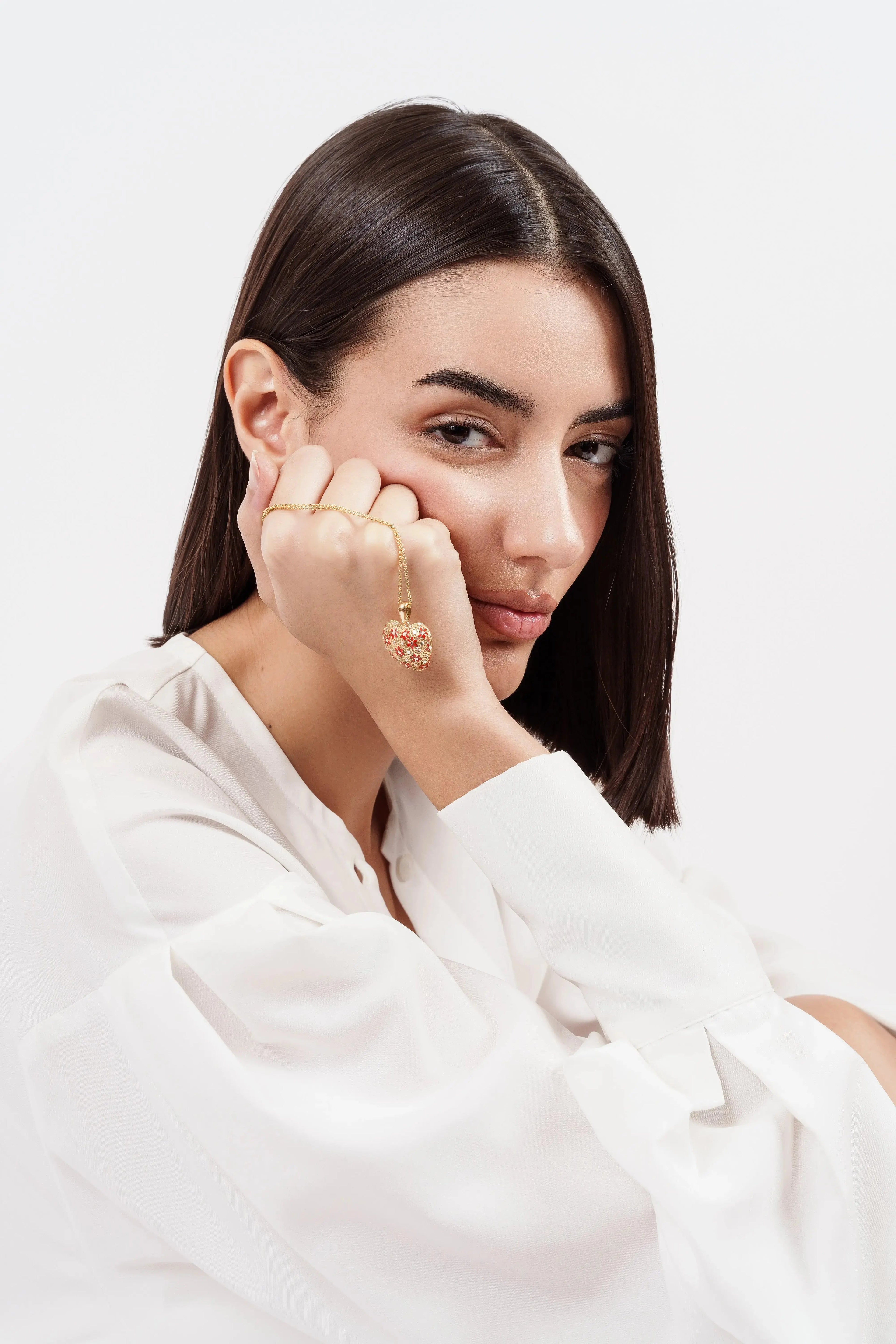 Collana Cuore Argento 925 - Placcata Oro 18k o Rodiata | Mina Mina MINA MINA