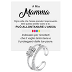 💝 anello regalo mamma in argento 925 ✨ Regalo Supporto Donna - gioielliperfetti.it