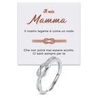 💝 anello regalo mamma in argento 925 ✨ Regalo Speciale Donna - gioielliperfetti.it