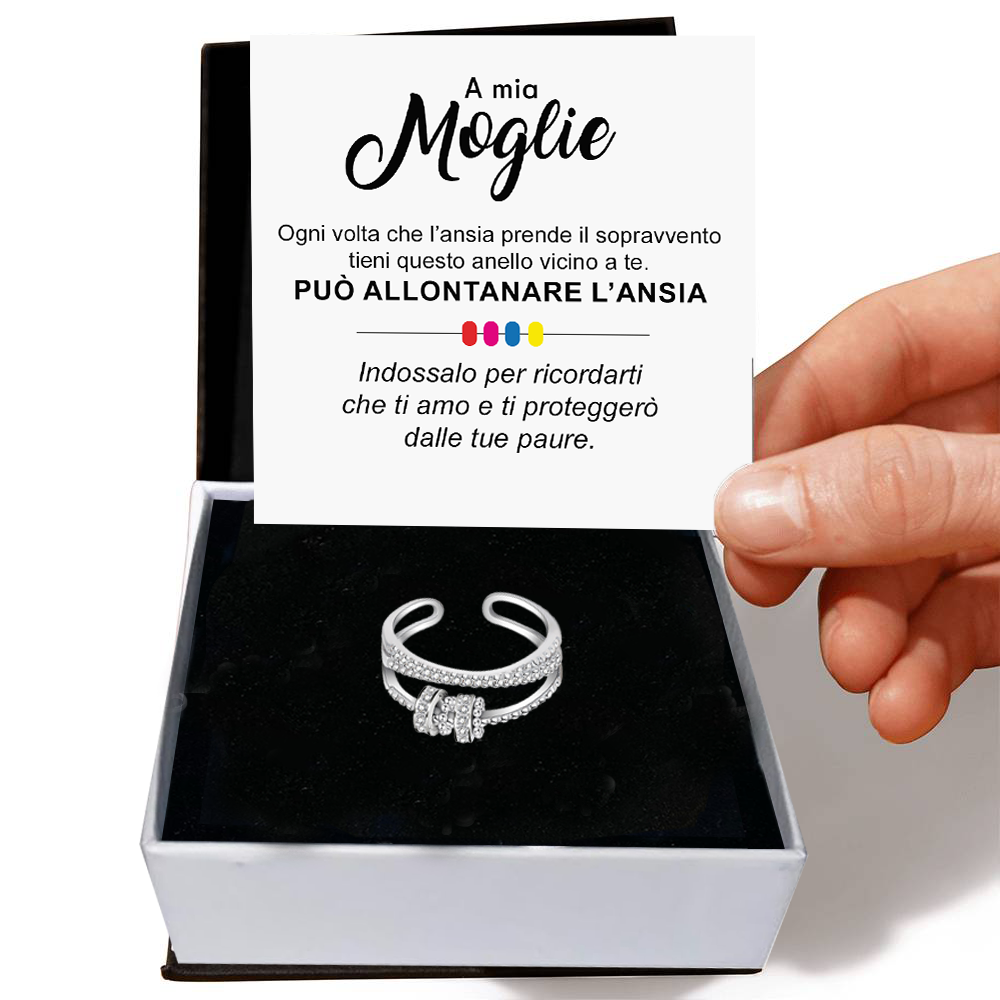 💝 anello regalo moglie in argento 925 ✨ Regalo Romantico Donna - gioielliperfetti.it