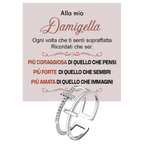 💝 Anello Donna Argento 925 Per la Damigella - Croce ✨ Regalo Matrimonio - gioielliperfetti.it