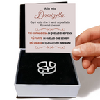 💝 Anello Donna Argento 925 Per la Damigella - Croce ✨ Regalo Matrimonio - gioielliperfetti.it