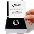 💝 Anello Argento 925 Per Mia Nipote ✨ Regalo Supporto Donna - gioielliperfetti.it