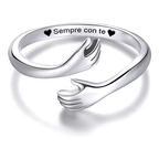 💝 Anello da donna in argento 925 - Sempre Con Te ✨ Regalo Speciale Donna - gioielliperfetti.it