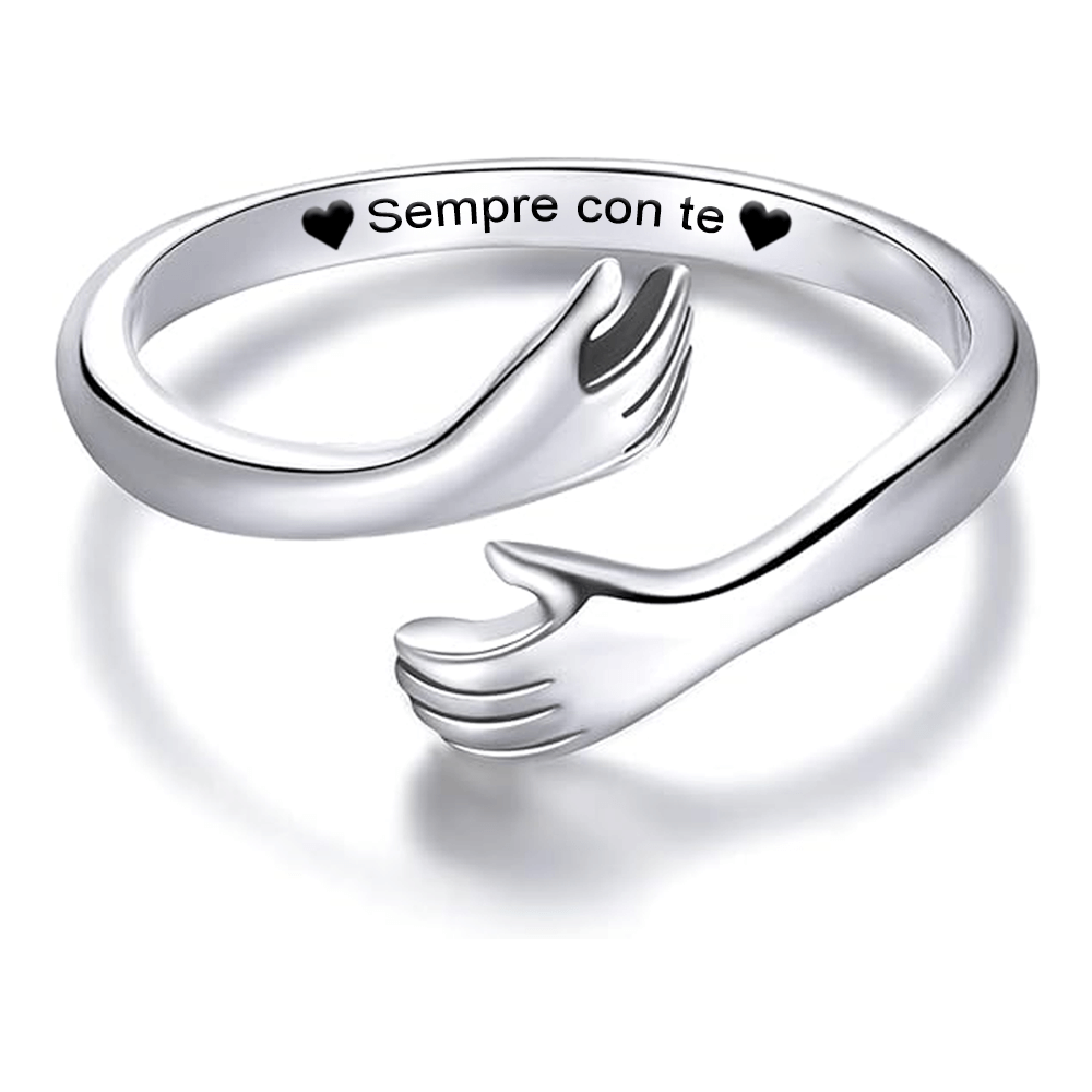 💝 Anello da donna in argento 925 - Sempre Con Te ✨ Regalo Speciale Donna - gioielliperfetti.it